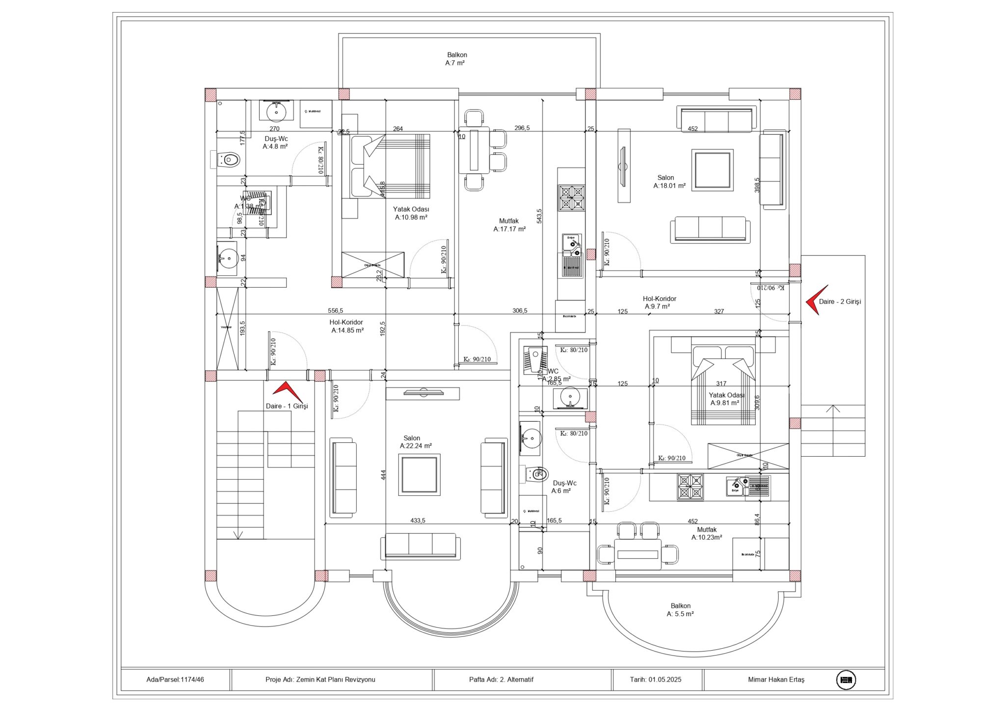 2 alternatif planı konut 3