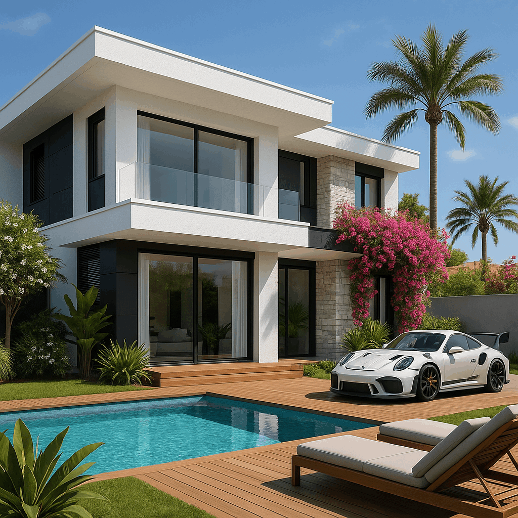 Alaçatı_taş _modern_villa