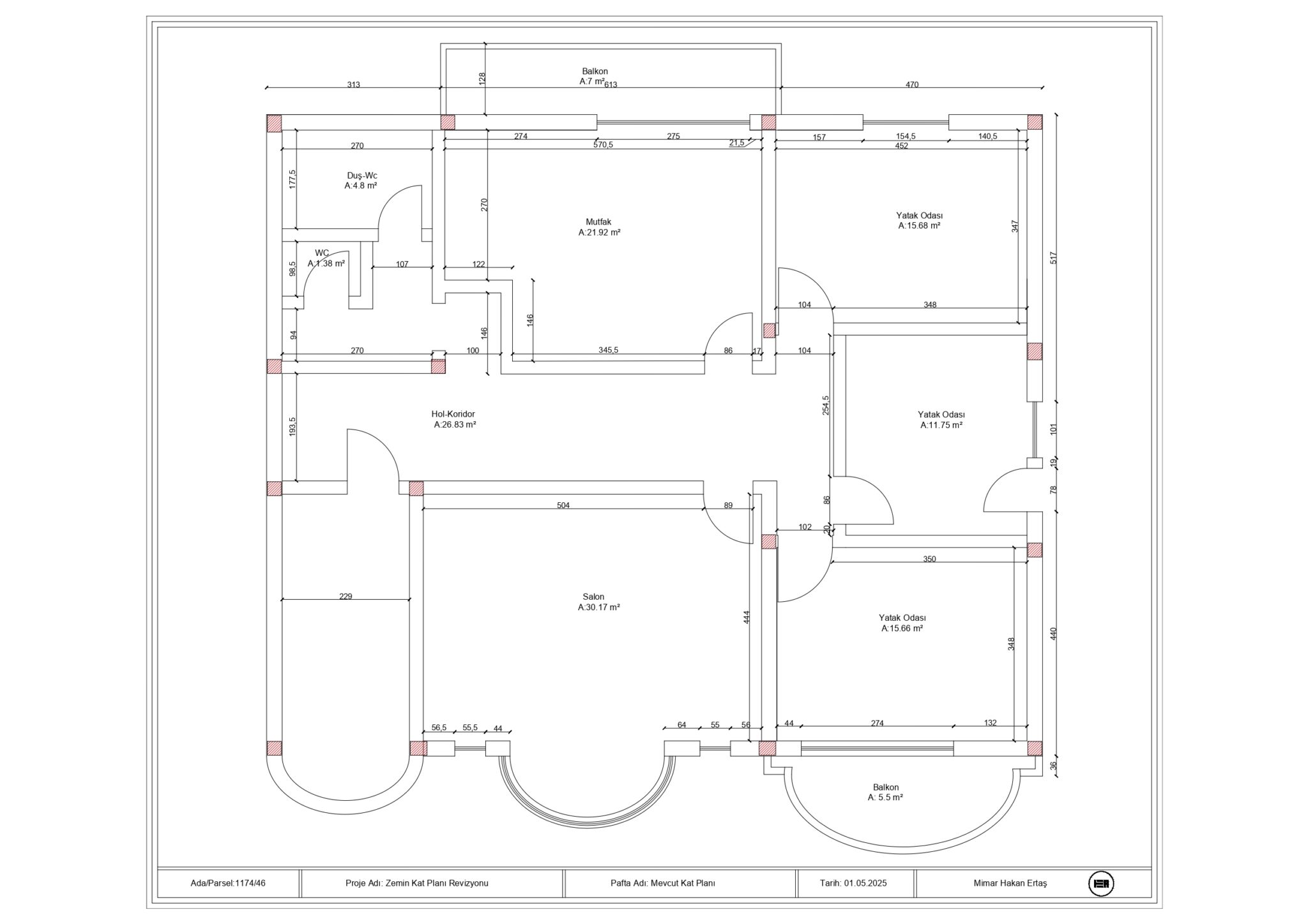 mevcut plan konut -3