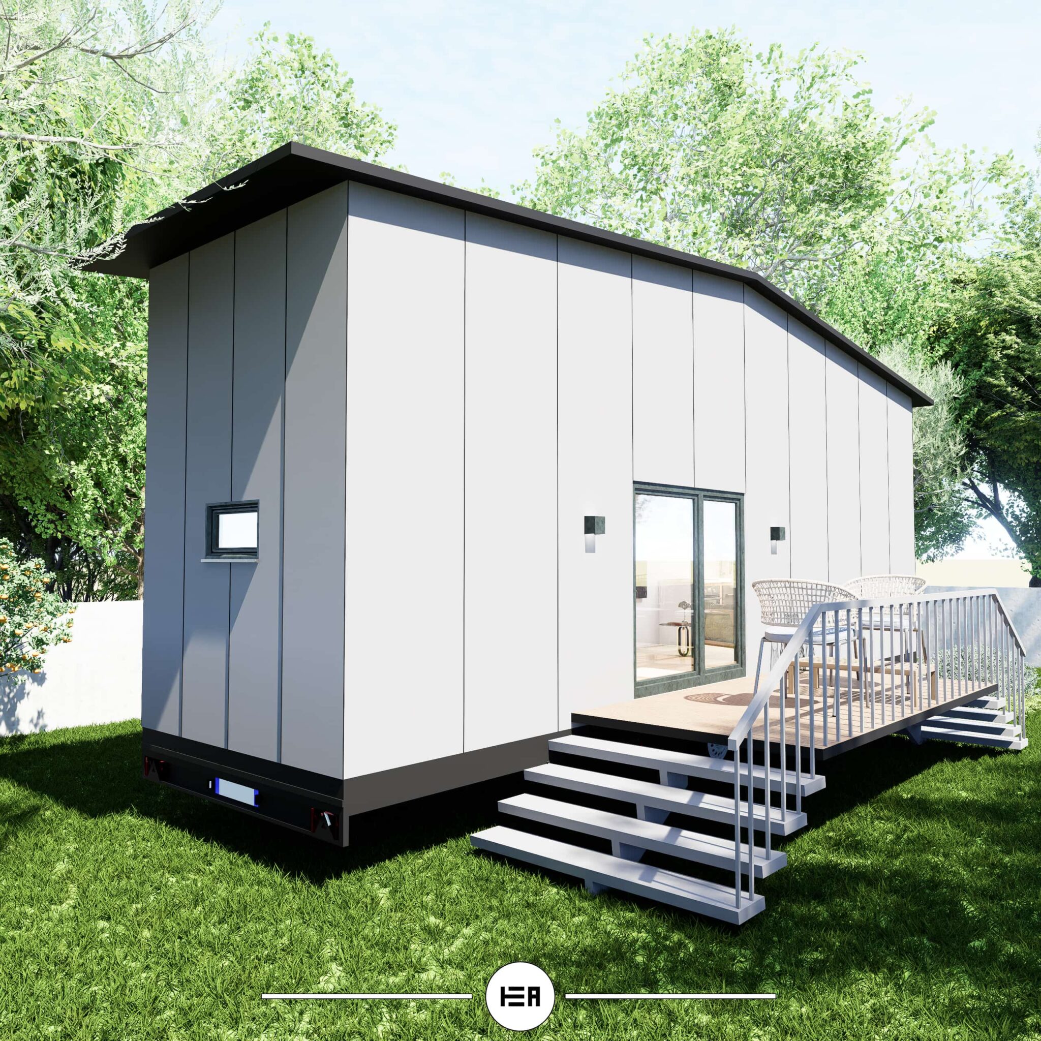 çeşme bahçeli tiny house